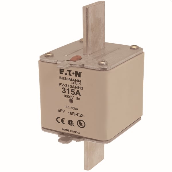 EATON - EAOPV-315ANH3 FUSE 315A 1000V DC PV SIZE 3 DUAL IND