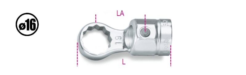 BM SPA - BMM006520022 Chiavi poligonali per barre dinamometriche