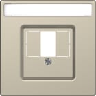 SCHNEIDER ELECTRIC - SNRMTN4250-6033 Placca con apertura quadrata e spazio etichetta, sahara, System Design