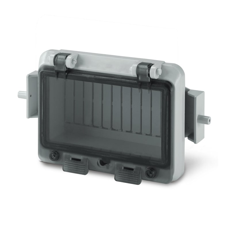 SCAME PARRE SPA - SCA654.0141-12 FINESTRELLA DA INCASSO 12 DIN + KIT DIN