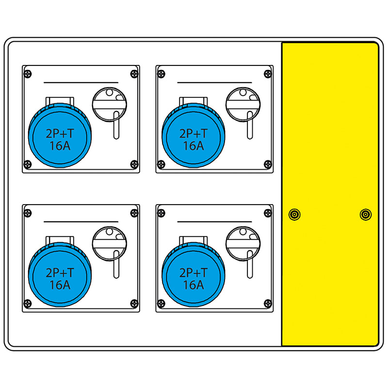 SCAME PARRE SPA - SCA656.7024-005 QUADRO DI DISTRIBUZIONE ASC
