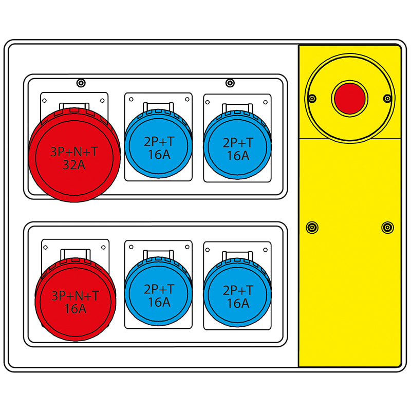 SCAME PARRE SPA - SCA656.7926-744 QUADRO DI DISTRIBUZIONE ASC