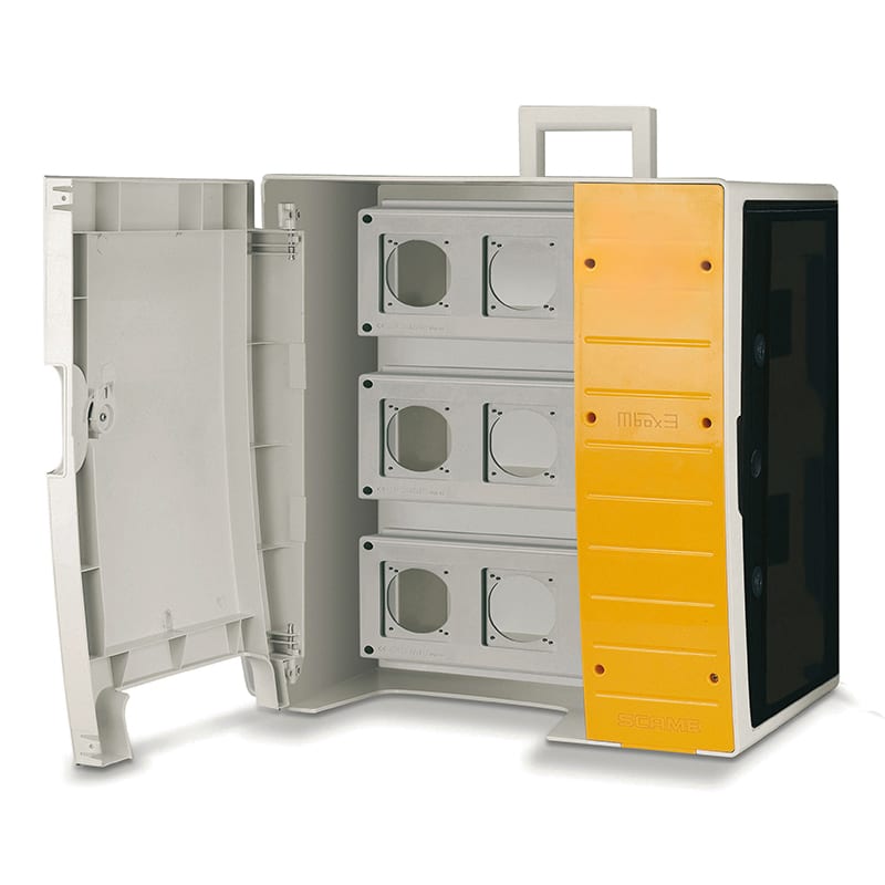 SCAME PARRE SPA - SCA657.0038-000 QUADRO MBOX3 VUOTO X 9 OPTIMA CON PORTA