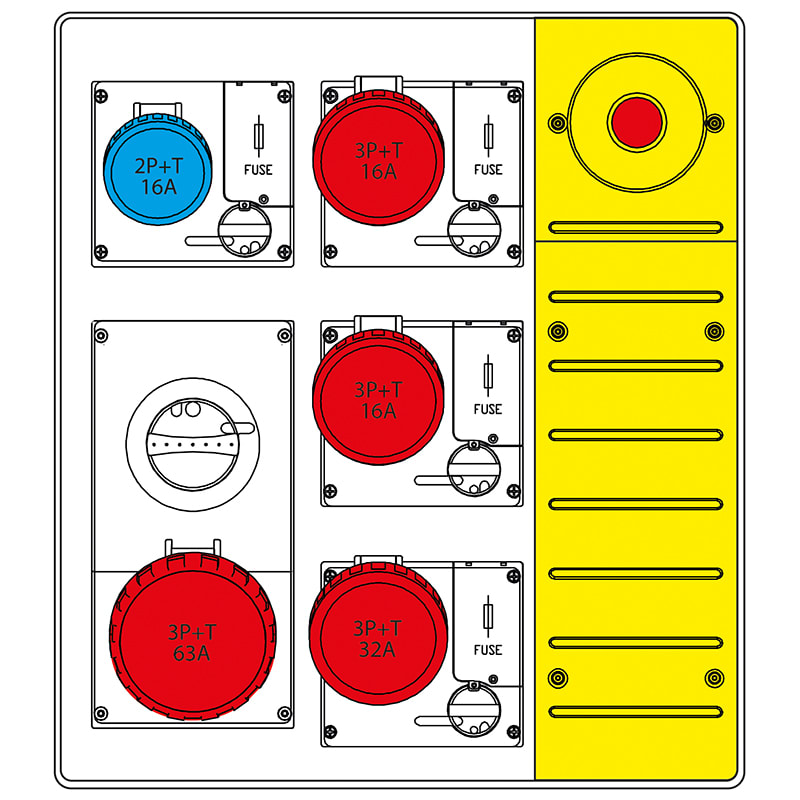 SCAME PARRE SPA - SCA657.5935-018 QUADRO DI DISTRIBUZIONE ASC