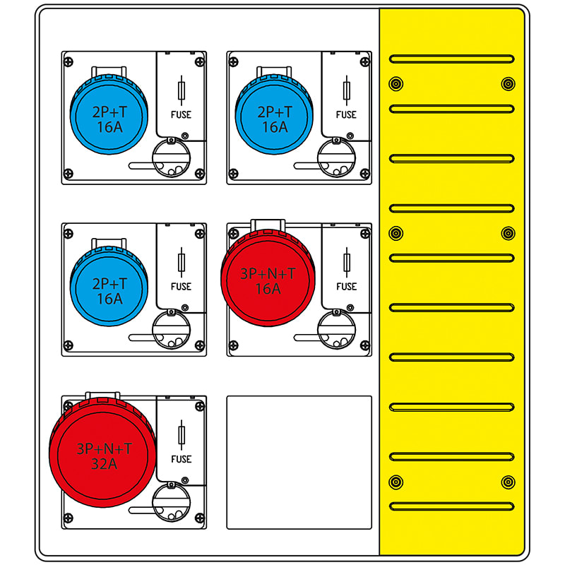 SCAME PARRE SPA - SCA657.6035-075 QUADRO DI DISTRIBUZIONE ASC
