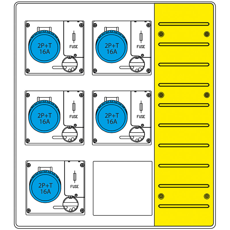 SCAME PARRE SPA - SCA657.6035-097 QUADRO DI DISTRIBUZIONE ASC