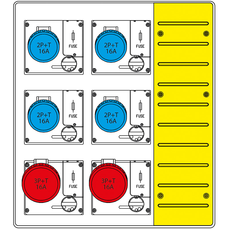 SCAME PARRE SPA - SCA657.6036-067 QUADRO DI DISTRIBUZIONE ASC
