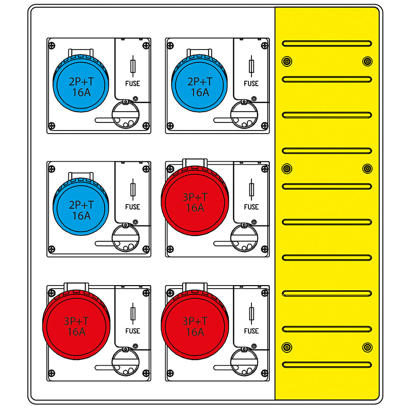 SCAME PARRE SPA - SCA657.6036-091 QUADRO DI DISTRIBUZIONE ASC