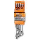 BM SPA - BMM000420387 Serie di 9 chiavi combinate in acciaio inossidabile con supporto compatto