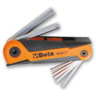 BM SPA - BMM000960368 Serie di 7 chiavi maschio esagonale piegate (art. 96)