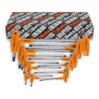 BM SPA - BMM000970800 Serie di 11 chiavi maschio piegate con impugnatura per viti con impronta Torx®