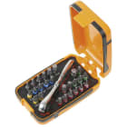 BM SPA - BMM008600880 25 inserti per avvitatori, 1 raccordo e 1 cricchetto reversibile in astuccio tascabile