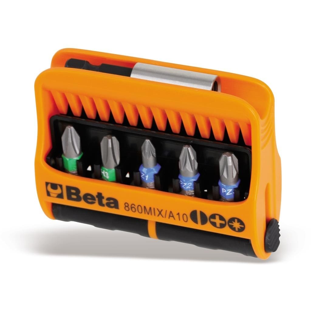 BM SPA - BMM008600900 Serie di 10 inserti con portainserti magnetico in astuccio tascabile