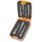 BM SPA - BMM008620950 7 inserti per avvitatori chiavi a bussola esagonale magnetici, in astuccio tascabile