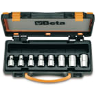 BM SPA - BMM009200391 Serie di 8 chiavi a bussola a mano per viti con testa a profilo Torx® (art. 920FTX) in cassetta