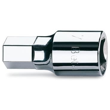 BM SPA - BMM009280514 Chiavi a bussola maschio esagonale con attacco quadro femmina 3/4"cromate