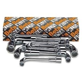 BM SPA - BMM009370080 Serie per 11 chiavi a pipa doppie esagonali-poligonali (art 937)