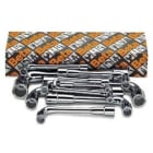 BM SPA - BMM009370080 Serie per 11 chiavi a pipa doppie esagonali-poligonali (art 937)