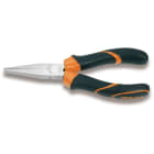 BM SPA - BMM010080036 Pinze a becchi piatti lunghi zigrinati impugnatura bimateriale