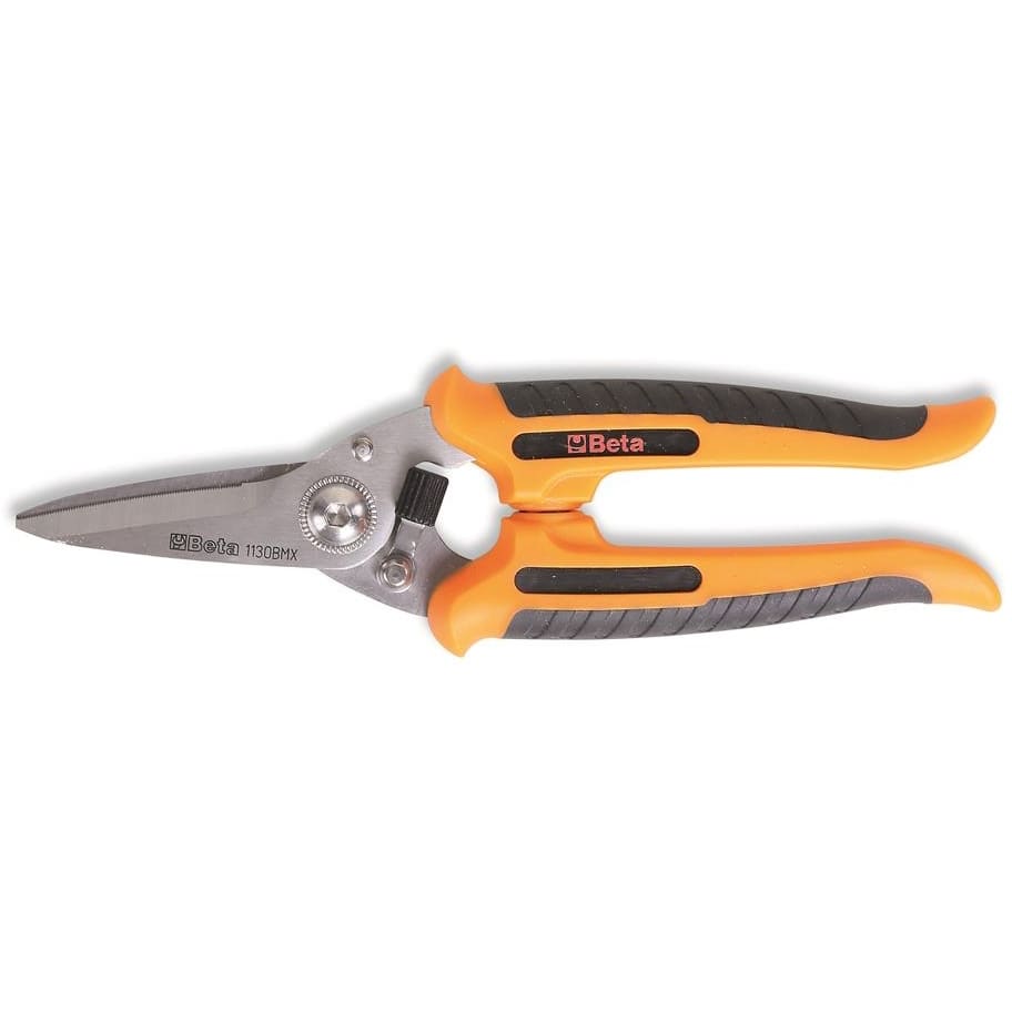 BM SPA - BMM011300002 Forbici multiuso lame diritte in acciaio inossidabile con microdentatura