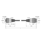 TURCK BANNER SRL - TUK6604743 RKM52-0.3-RSM52