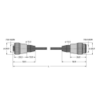 TURCK BANNER SRL - TUK6604743 RKM52-0.3-RSM52