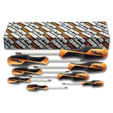 BM SPA - BMM012680307 Serie di 8 chiavi maschio con impugnatura viti con impronta Tamper Resistant Torx® (art. 1268RTX)