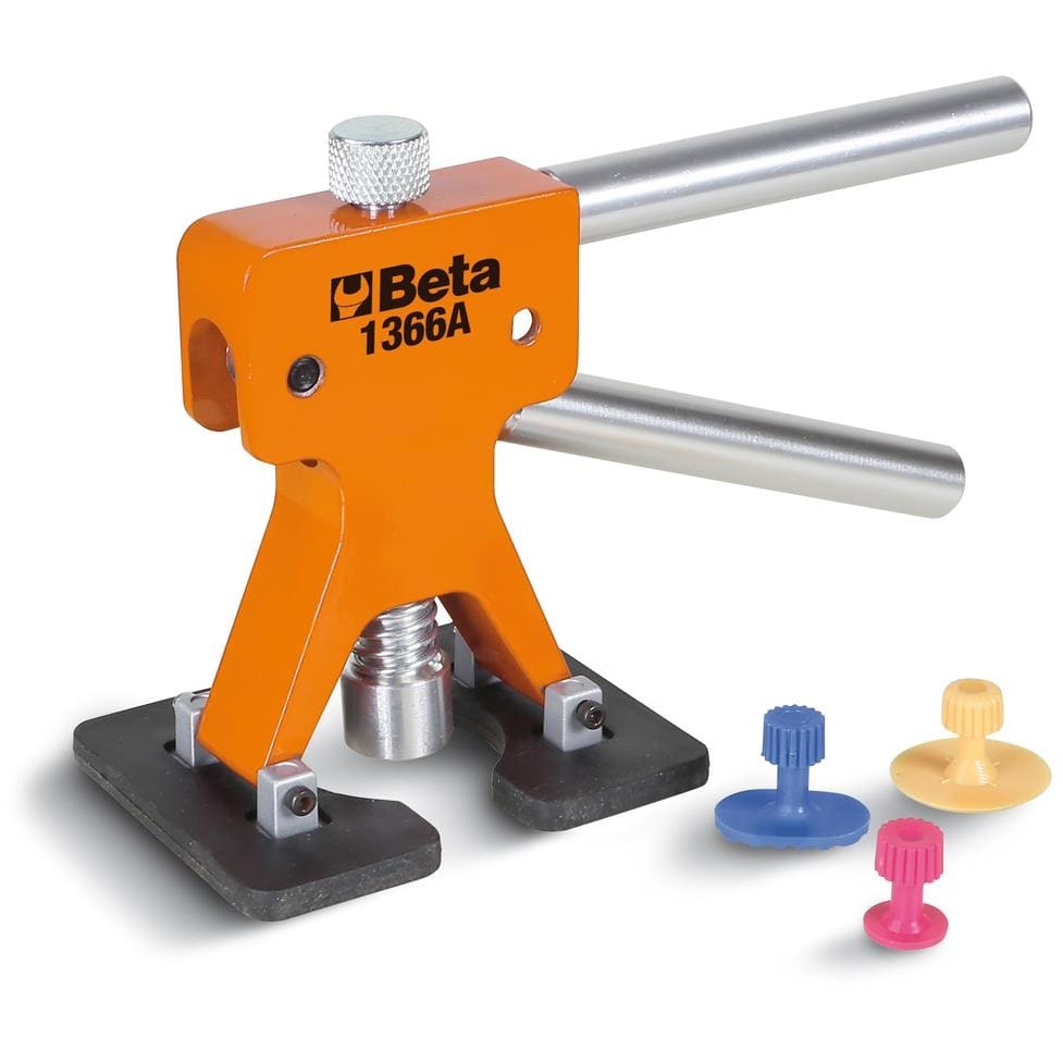 BM SPA - BMM013660200 Attrezzo levabolli con kit di 19 funghetti di plastica Da utilizzare con colla a caldo per superfici verniciate 1851VK-12V