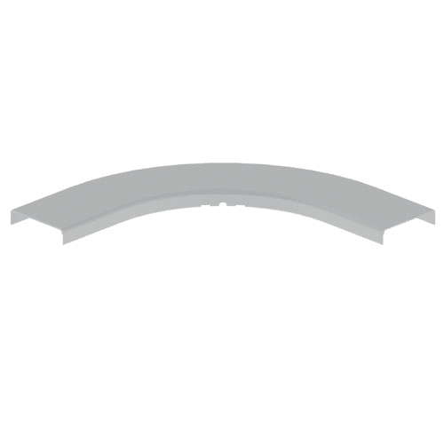 UNEX APARELLAJE ELEC - UNY66061 66 COPERCHIO CURVA PIANA 90 GRIGIO 75 U