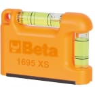 BM SPA - BMM016950250 Livella tascabile con base a 'V' magnetica in alluminio profilato 2 fiale infrangibili precisione 1mm/m