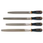 BM SPA - BMM017190252 Lime mezzotonde e piatte a mazzo impugnatura bimateriale antiscivolo