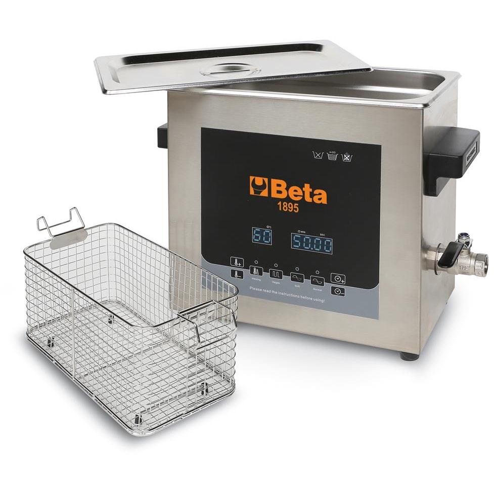 BM SPA - BMM018950060 Vasca di lavaggio ad ultrasuoni da 6 litri con funzione speciale di degassificazione