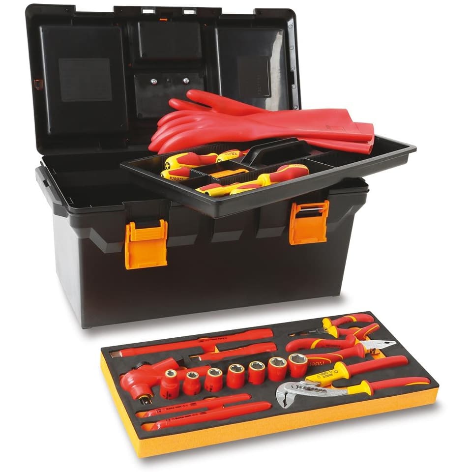 BM SPA - BMM021150332 Assortimento di 32 utensili isolati per auto ibride