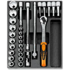 BM SPA - BMM024240080 Termoformato rigido con assortimento di utensili