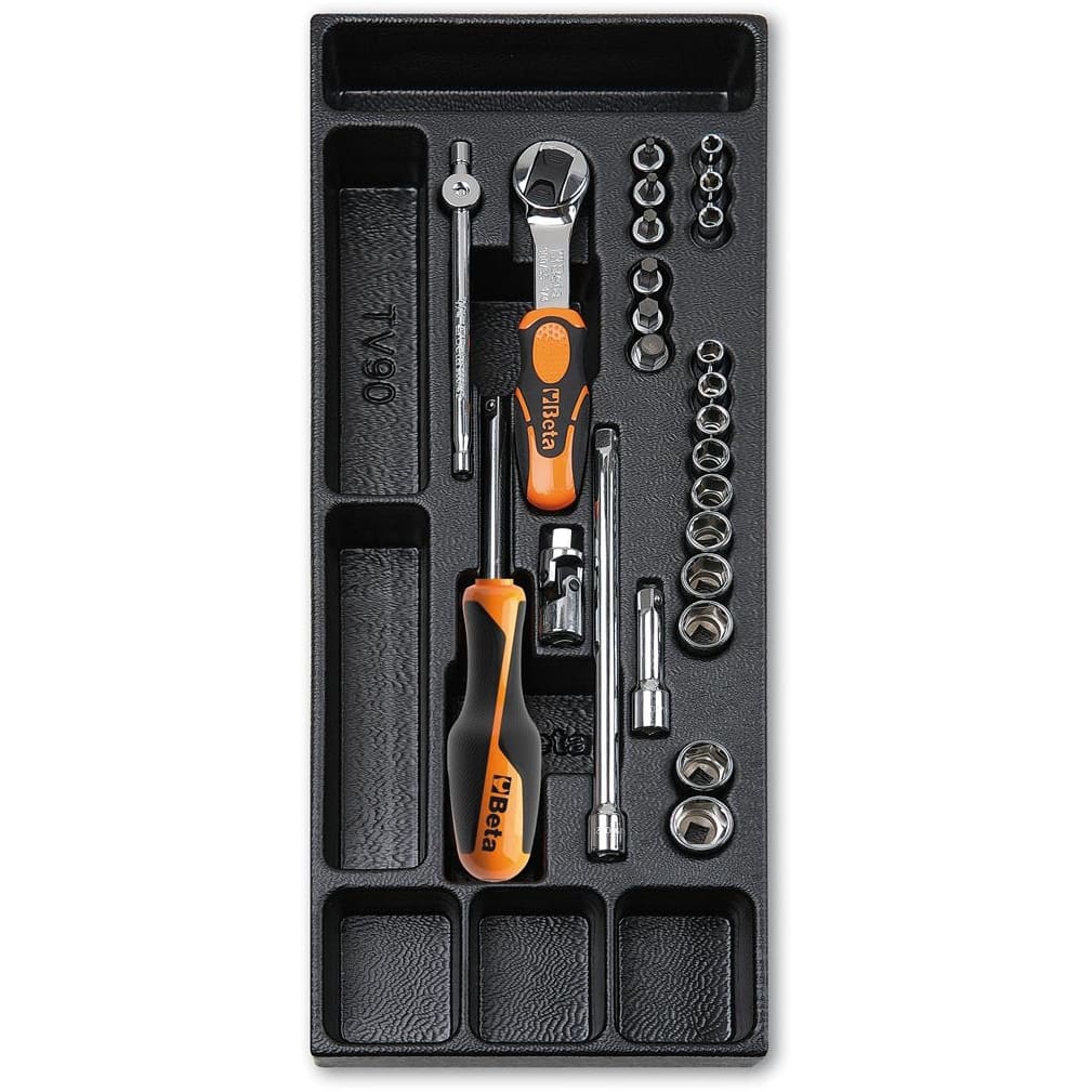 BM SPA - BMM024240091 Termoformato rigido in ABS bussole esagonali da 1/4'