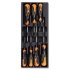 BM SPA - BMM024240228 Termoformato rigido in ABS giraviti Beta Inox per viti lama piatta e Phillips®