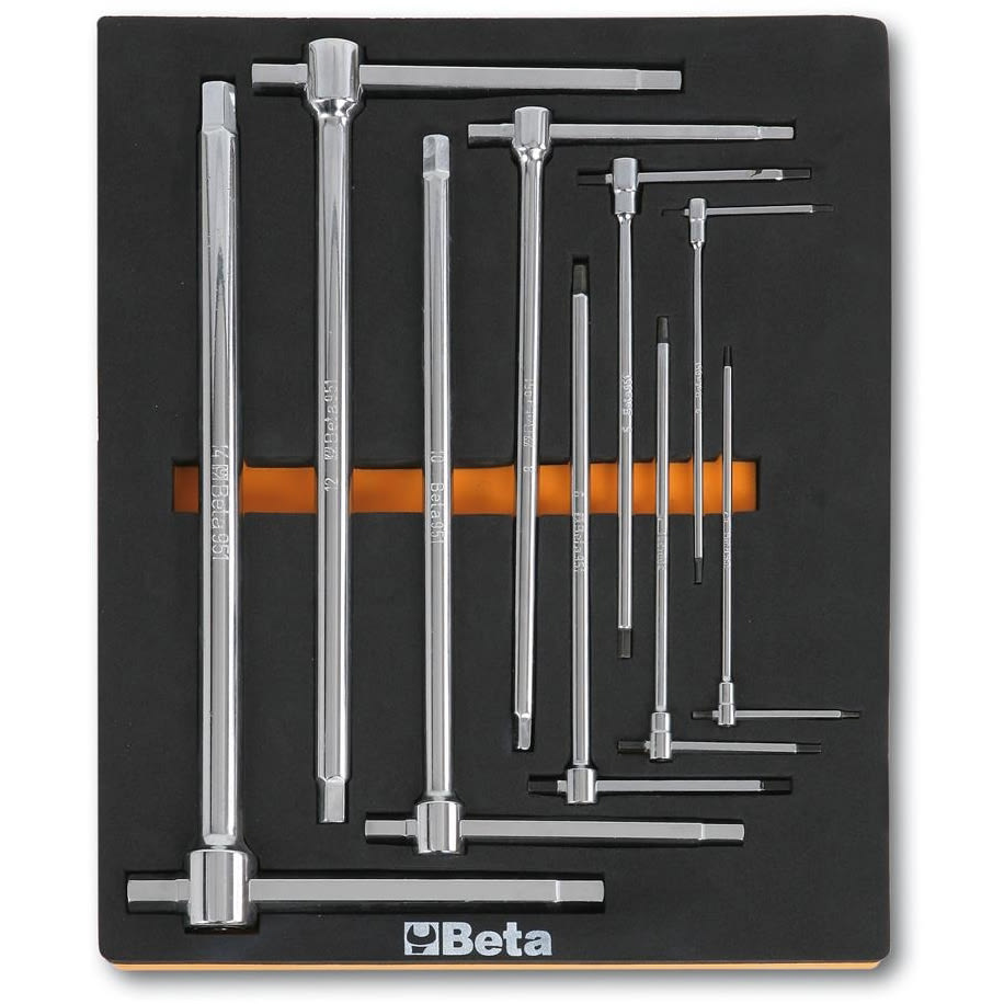 BM SPA - BMM024500069 Vassoio morbido in EVA chiavi a T con tre estremità maschio esagonale