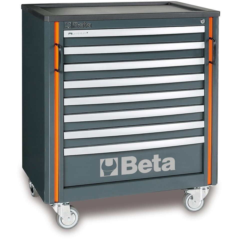 BM SPA - BMM055000206 Modulo cassettiera mobile con 8 cassetti per arredo officina