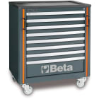 BM SPA - BMM055000206 Modulo cassettiera mobile con 8 cassetti per arredo officina