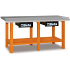 BM SPA BMM056000201 BANCHI LAVORO PIANO ACCIAIO ORANGE