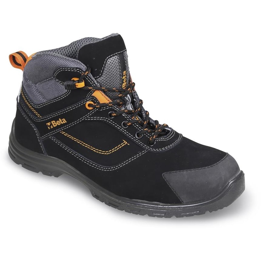 BM SPA BMM072180035 SCARPE ALTE PELLE FLEX S3 BLACK FN 35