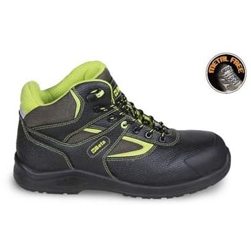 BM SPA BMM072210235 SCARPE ANKLE PELLE S3 NERE PEK 35