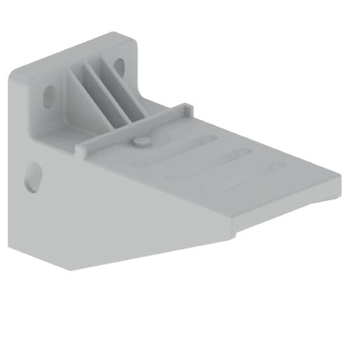 UNEX APARELLAJE ELEC UNY66103 66 SUPPORTO ORIZZ. ISOL. GRIGIO 100 U23X