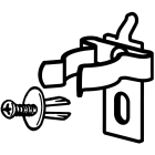 BM SPA - BMM088880250 Ganci a molla con vite ad espansione VE1