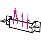 BM SPA - BMM088880402 Supporti portautensili, in materiale plastico