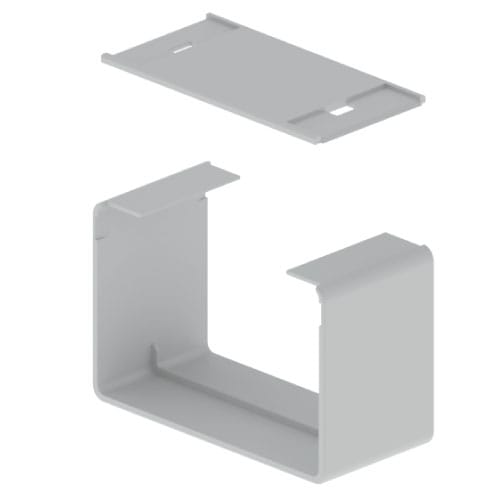 UNEX APARELLAJE ELEC UNY66114 66 COPRI-GIUNZIONI GRIGIO 60X100 U23X