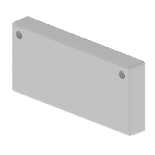 UNEX APARELLAJE ELEC UNY66163 66 COPERCHIO FINALE GRIGIO 60X150 U23X