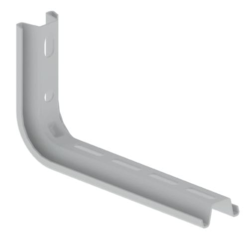 UNEX APARELLAJE ELEC - UNY66206 66 SUPPORTO AD L GRIGIO 200 ACCIAIO EPOX