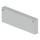 UNEX APARELLAJE ELEC UNY66213 66 COPERCHIO FINALE GRIGIO 60X200 U23X