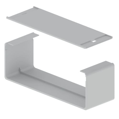 UNEX APARELLAJE ELEC UNY66214 66 COPRI-GIUNZIONI GRIGIO 60X200 U23X